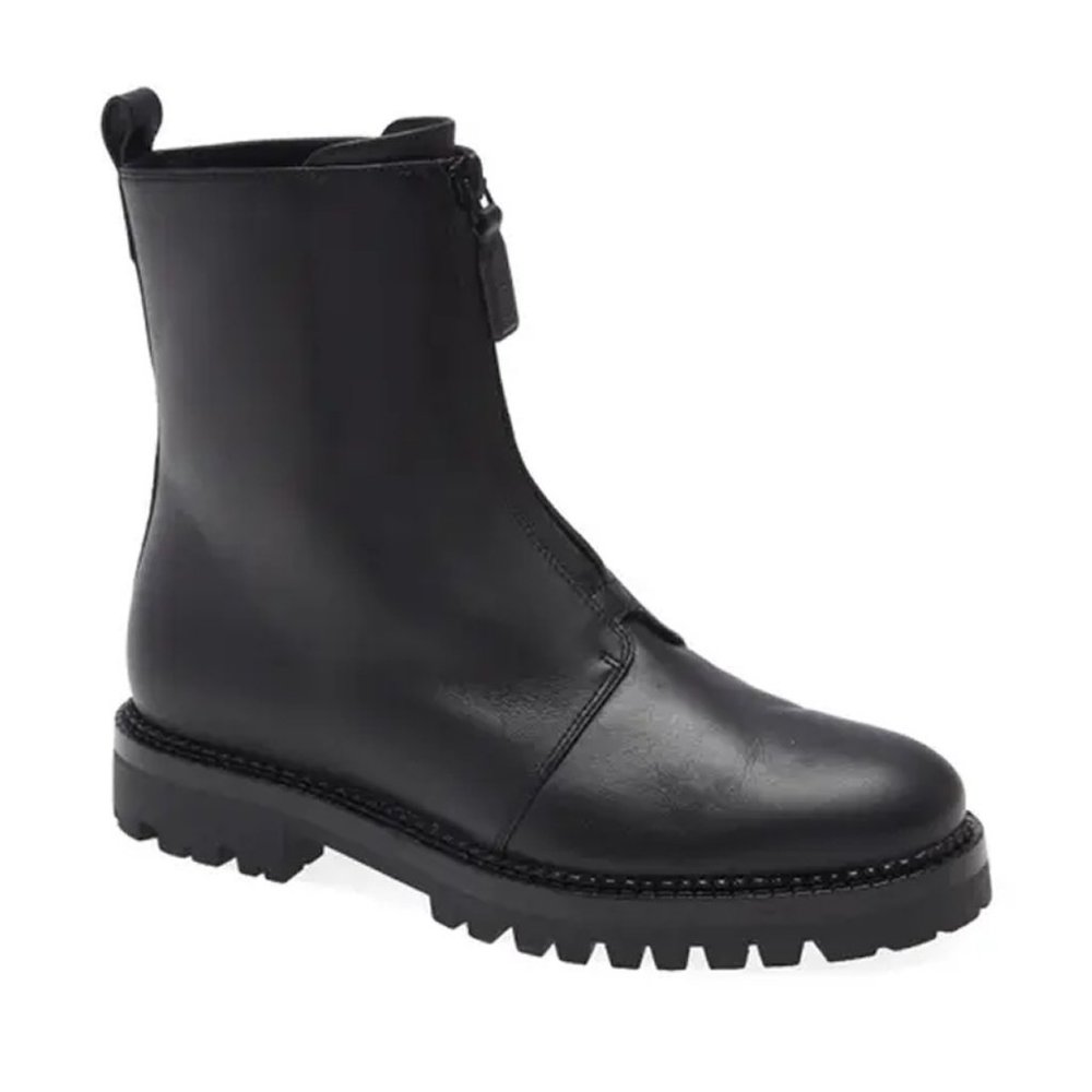 VINCE Cabria Water Resistant Front Zip Boot Size 7 US - Picture 2 of 7